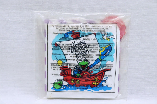 VINTAGE SEALED 1995 McDonald's Muppets Treasure Island Bath Book