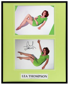 Lea Thompson Signed Framed 16x20 Photo Set AW Back to the Future 