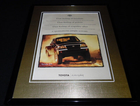 1999 Toyota Tacoma Framed 11x14 ORIGINAL Advertisement