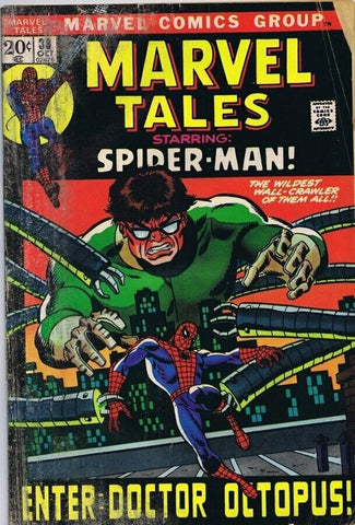 Marvel Tales #38 ORIGINAL Vintage 1972 Marvel Comics Spider-Man Dr Octopus