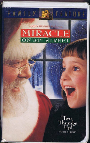 Miracle on 34th Street (1994) VINTAGE VHS Cassette 