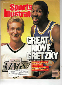 Aug 22 1988 Sports Illustrated Magazine Wayne Gretzky Magic Johnson LA