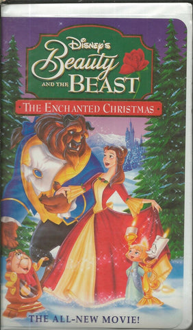 Beauty and the Beast Enchanted Christmas VINTAGE VHS Cassette 