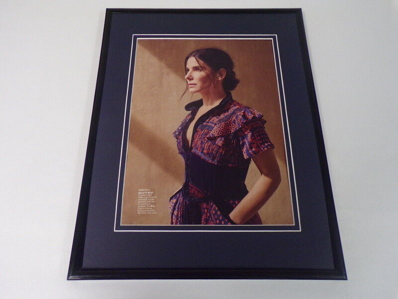 Sandra Bullock 2018 Framed 11x14 Photo Display