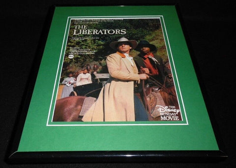 The Liberators 1987 Disney Framed 11x14 ORIGINAL Advertisement Robert Carradine