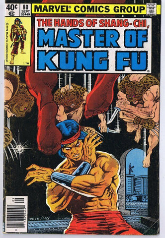 Master of Kung Fu #80 ORIGINAL Vintage 1979 Marvel Comics Shang Chi