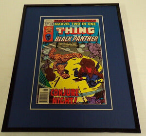 Marvel Two in One #40 1978 Framed 11x14 ORIGINAL Cover Black Panther The Thing