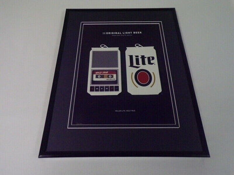 2017 Miller Lite Beer Hold True 11x14 Framed ORIGINAL Advertisement