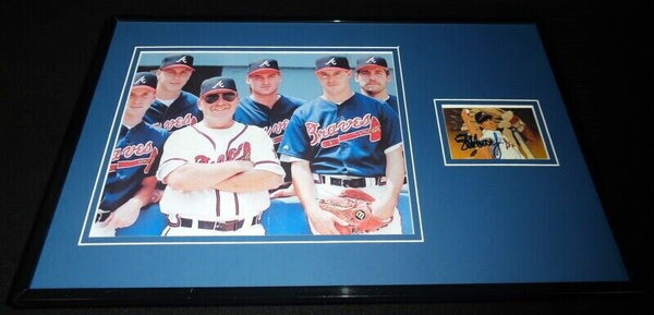 Steve Avery Signed Framed 11x17 Photo Display w/ Braves Maddux Glavine Smoltz