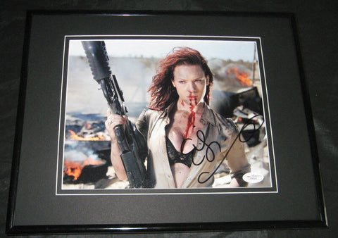 Erin Cummings Signed Framed 11x14 Photo Display JSA Bitch Slap