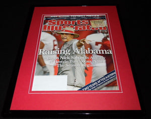 Nick Saban Framed ORIGINAL 2007 Sports Illustrated Cover Alabama