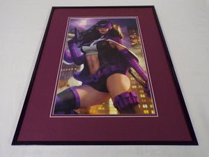 Huntress Framed 16x20 Poster Display DC Comics Artgerm 