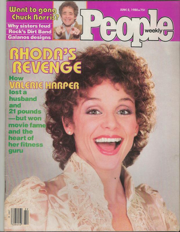 People Weekly Magazine June 2 1980 Valerie Harper Rhoda Chuck Barris