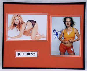 Julie Benz Signed Framed 16x20 Lingerie Photo Set AW Dexter Buffy