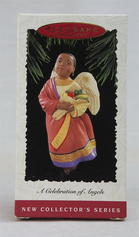 VINTAGE 1995 Hallmark Celebration of Angels Kwanzaa Ornament