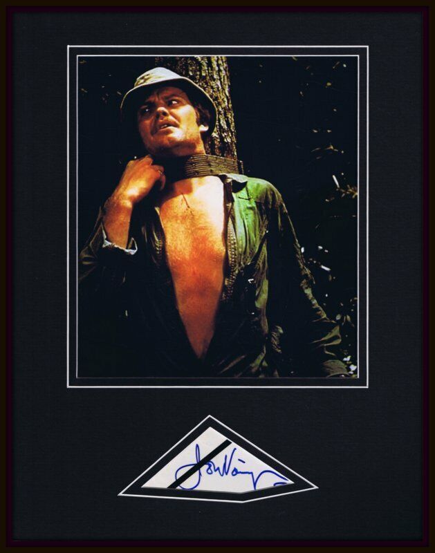 Jon Voight Signed Framed 11x14 Deliverance Photo Display JSA