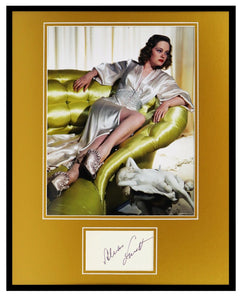 Alexis Smith Leggy Signed Framed 16x20 Poster Photo Display JSA