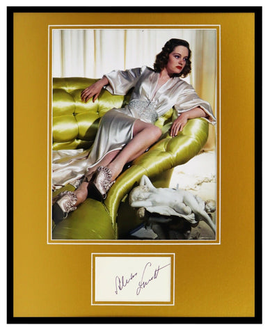 Alexis Smith Leggy Signed Framed 16x20 Poster Photo Display JSA