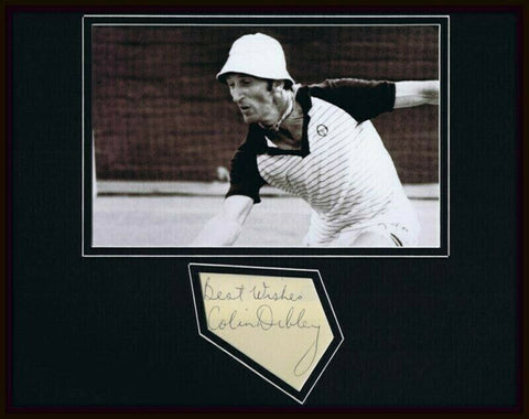 Colin Dibley Signed Framed 11x14 Photo Display World's Fastest Serve