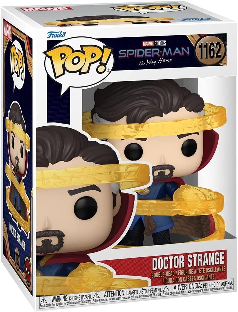 NEW SEALED Funko Pop Figure Doctor Strange Spider-Man No Way Home 1162