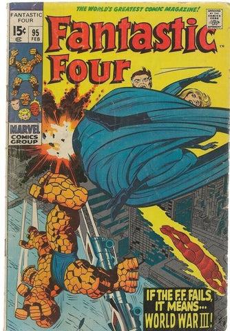 Fantastic Four #95 ORIGINAL Vintage 1970 Marvel Comics 