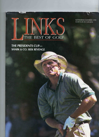 VINTAGE Sep 1996 Links Magazine Greg Norman