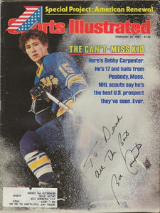 Bob Bobby Carpenter Signed February 23 1981 Sports Illustrated Full Magazine