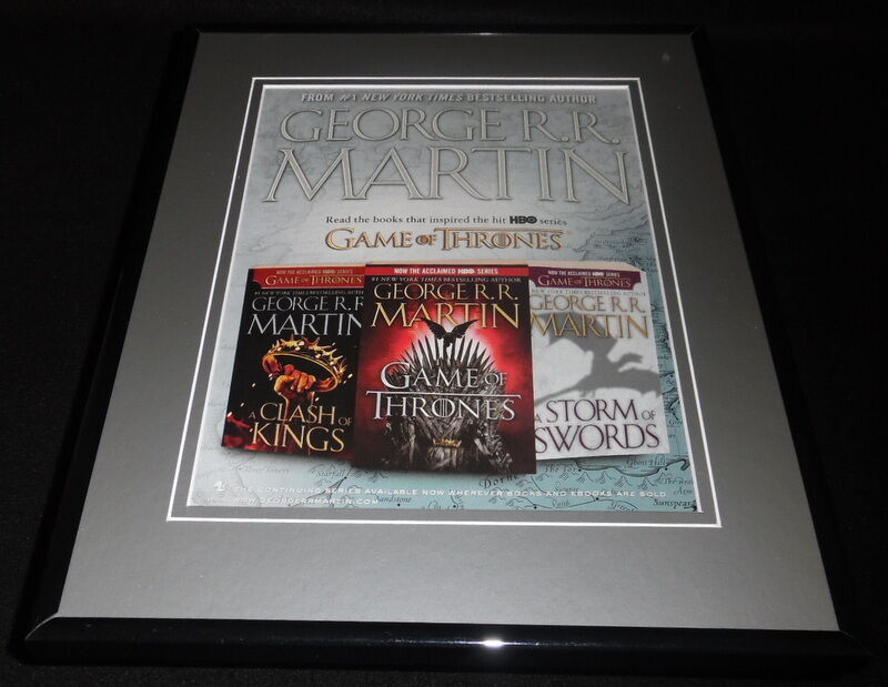 Game of Thrones 2013 Framed 11x14 ORIGINAL Advertisement 