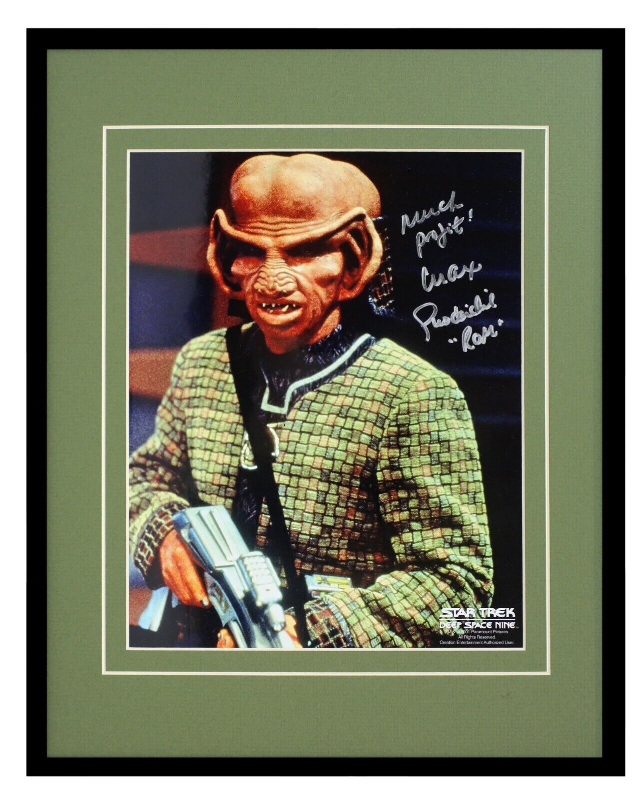 Max Grodenchick Signed Framed 11x14 Photo Display Star Trek