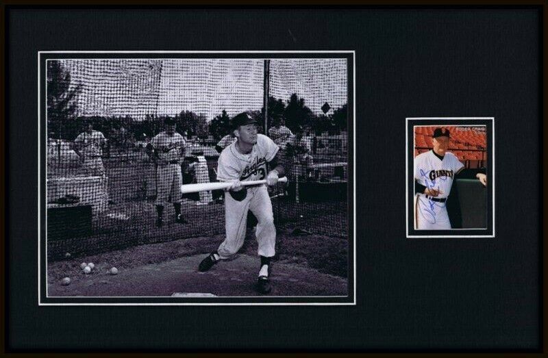 Roger Craig Signed Framed 11x17 Photo Display Dodgers Giants