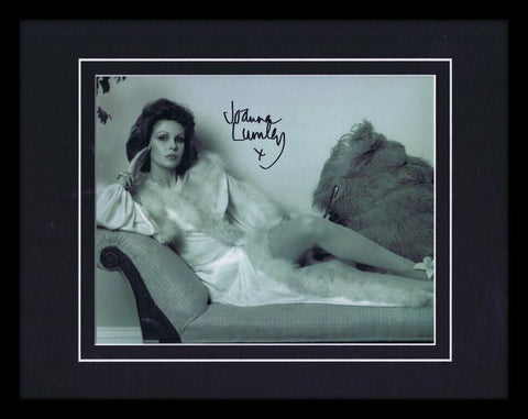 Joanna Lumley Signed Framed 11x14 Lingerie Photo Display AW Absolutely Fabulous