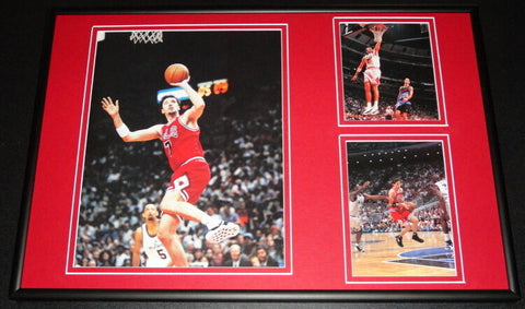 Toni Kukoc 1995 Chicago Bulls Framed 12x18 Photo Display