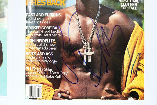 P Diddy Puff Daddy Signed Framed 16x20 Details Magazine Cover & Photo Set JSA