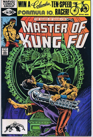 Master of Kung Fu #106 ORIGINAL Vintage 1981 Marvel Comics 