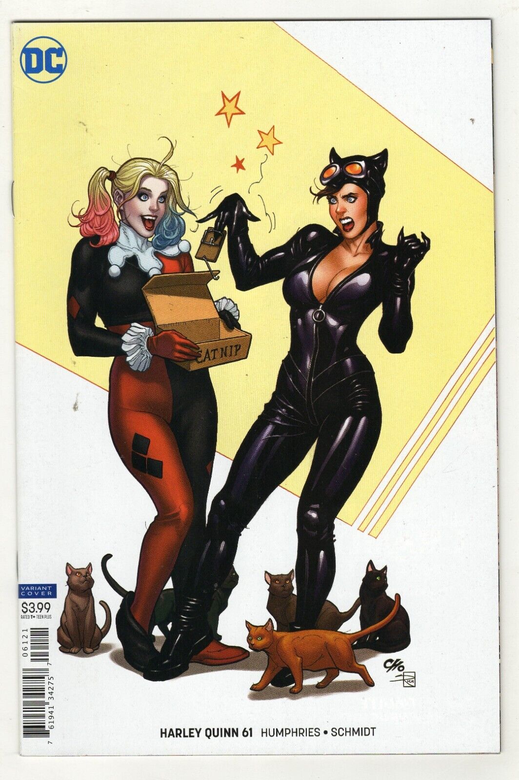 Harley Quinn #61 B VINTAGE 2019 DC Comics Catwoman Frank Cho GGA