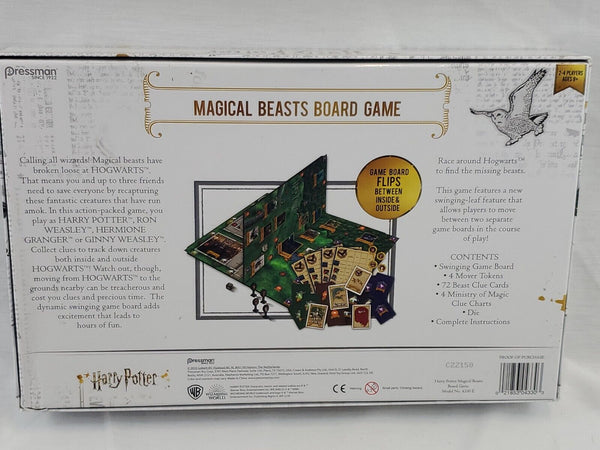 2019 Pressman Harry Potter Magical Beasts Board Game