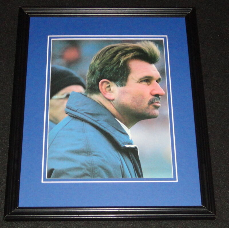 Coach Mike Ditka Bears Framed 11x14 Photo Display 