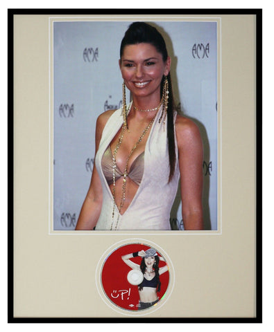 Shania Twain Framed 16x20 Up! 2002 CD & Photo Display