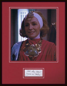 Joanna Miles Signed Framed 11x14 Photo Display Star Trek  