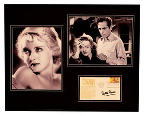 Bette Davis Signed Framed 16x20 Photo Set JSA 