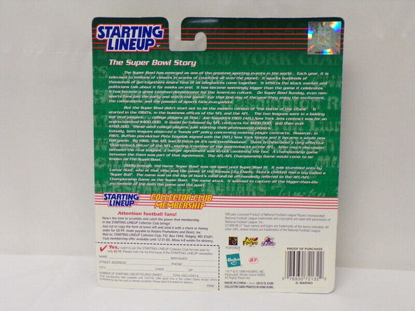 VINTAGE SEALED 1999 Starting Lineup SLU Dan Marino Dolphins