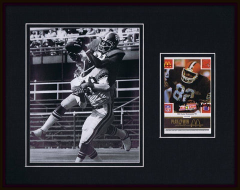 Ozzie Newsome Signed Framed 11x14 Photo Display Alabama Browns Ravens HOF