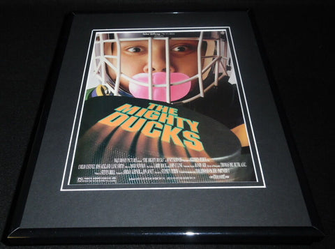 Mighty Ducks 1992 Framed 11x14 ORIGINAL Vintage Advertisement Emilio Estevez