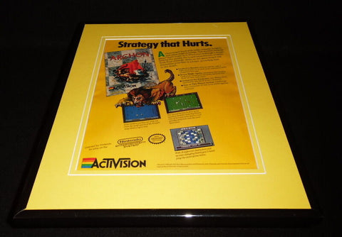 Archon 1991 NES Nintendo 11x14 Framed ORIGINAL Vintage Advertisement