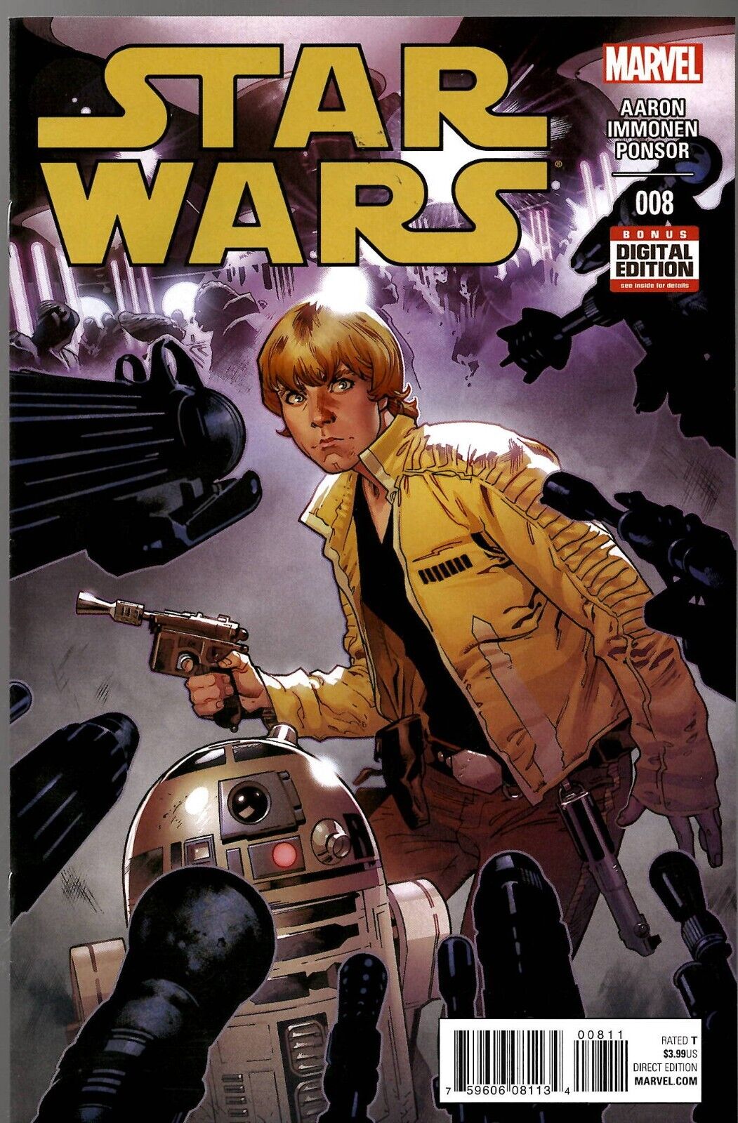 Star Wars #8 2015 Marvel Comics Luke Skywalker