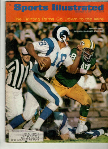 Dec 18 1967 Sports Illustrated Magazine Roman Gabriel Rams