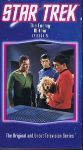 Star Trek Episode 5 The Enemy Within VINTAGE VHS Cassette  