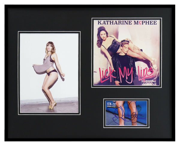 Katharine McPhee Signed Framed 16x20 Photo Set Smash Scorpion American Idol