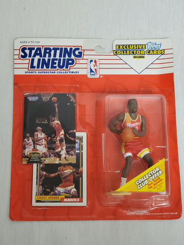 VINTAGE SEALED 1993 Starting Lineup SLU Figure Stacey Augmon Hawks UNLV