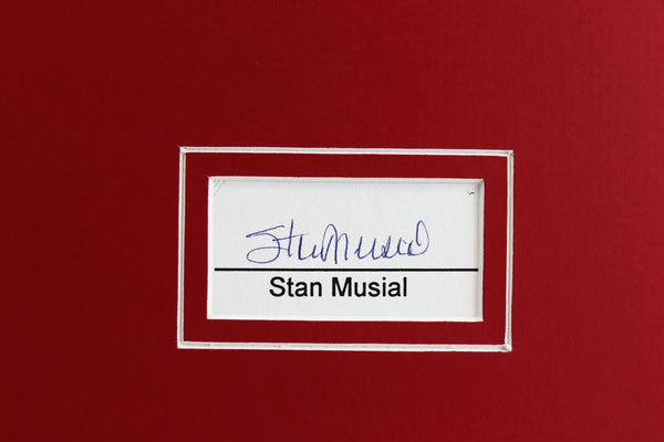 Stan Musial Signed Framed 16x20 Photo Set PSA/DNA St Louis Cardinals 